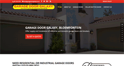 Desktop Screenshot of garagedoorgalaxy.co.za