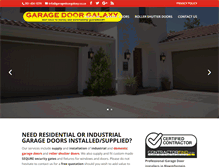 Tablet Screenshot of garagedoorgalaxy.co.za